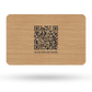 Premium NFC Holzkarte mit individuellem Design