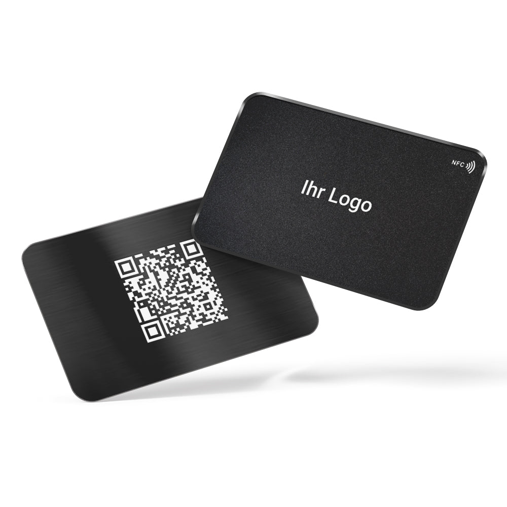 NFC Metallkarte individuell bedruckt – Premium digitale Visitenkarte