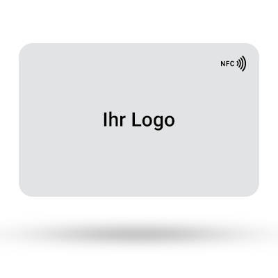 NFC PVC-Karte individuell bedruckt – digitale Visitenkarte im Firmendesign