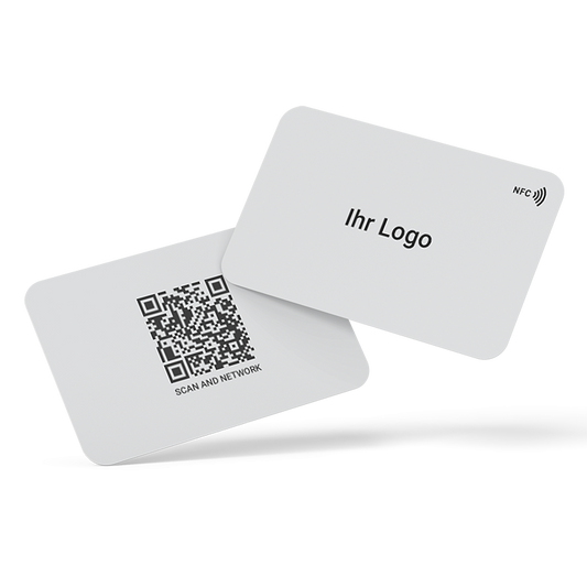 NFC PVC-Karte individuell bedruckt – digitale Visitenkarte im Firmendesign